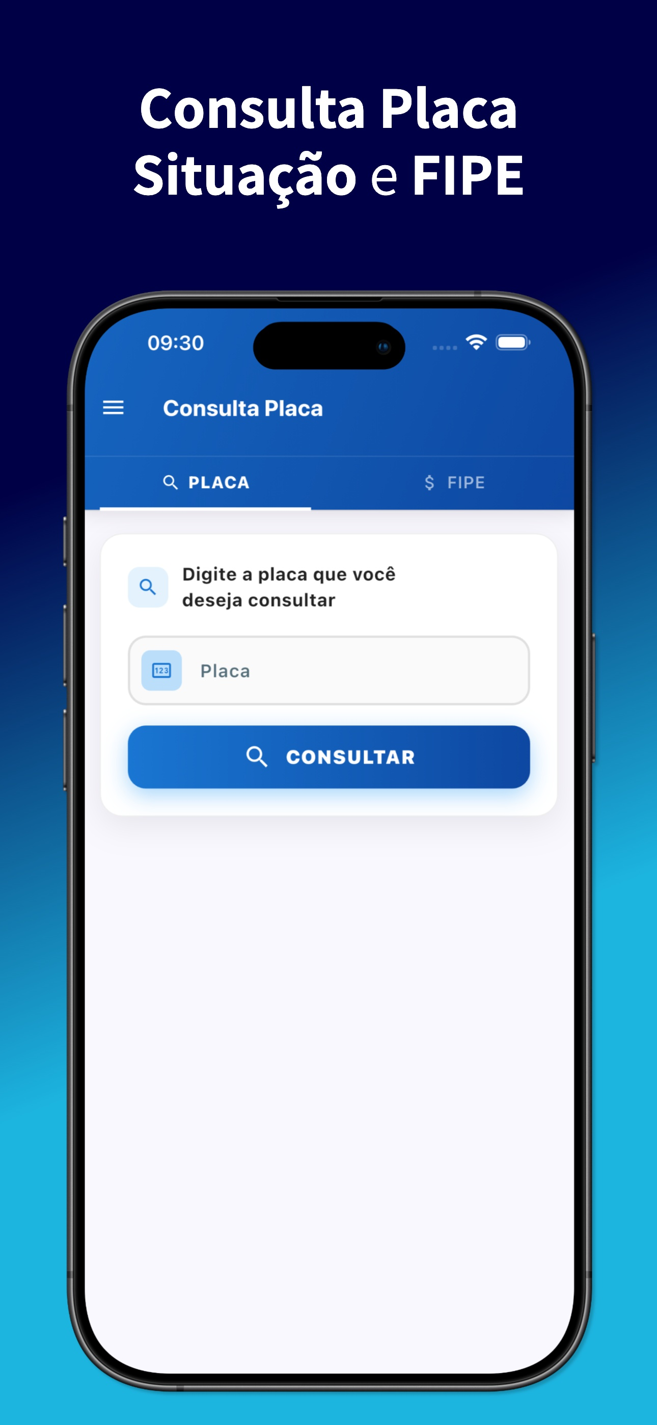 Consulta Placa Veículo e Fipe