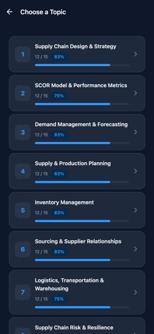 CSCP Supply Chain Exam Prep screenshot