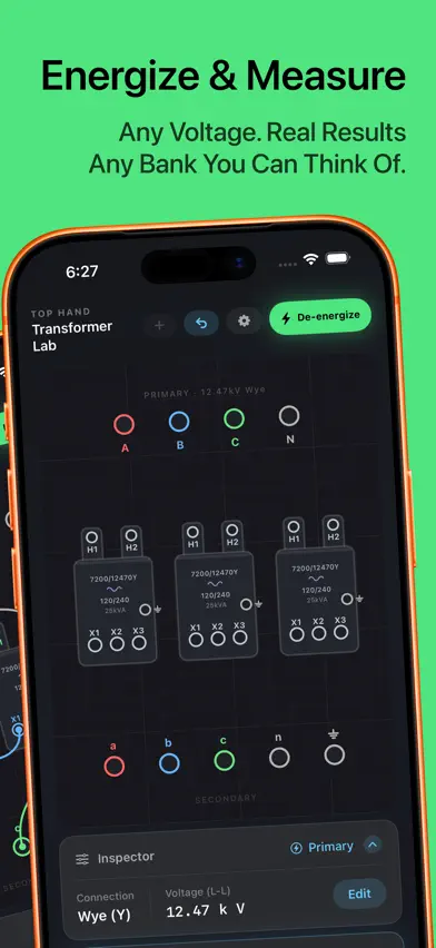 Top Hand Transformer Lab screenshot 2