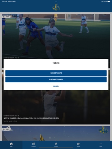 Kansas City Roos iPad screenshot