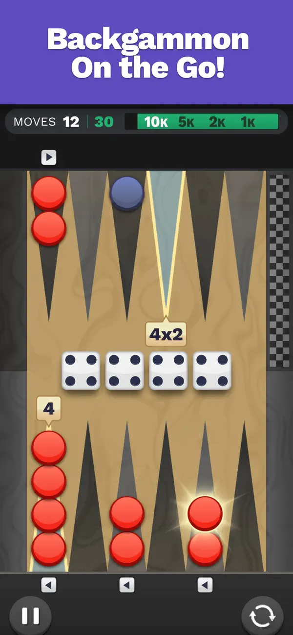 Screenshot #1 pour Backgammon Blitz