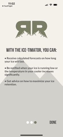 Icetimator Smart Drain Plug iPhone screenshot