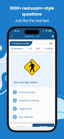Driver's License Practice Test Screenshot 3 of 8