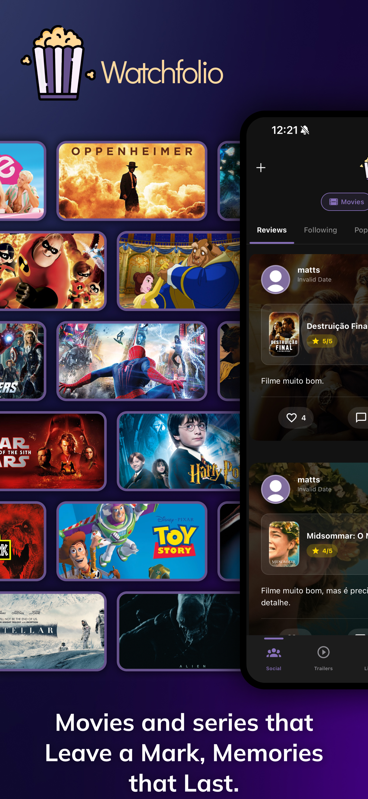 Watchfolio: Movie Tracker