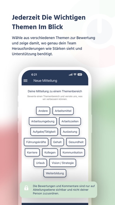 CompanyMood Feedback Screenshot