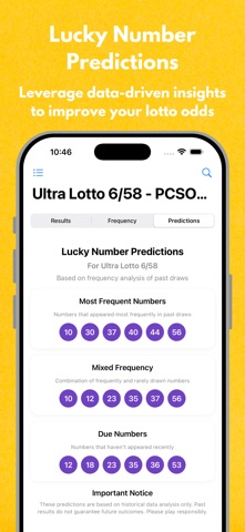 PCSO Lotto Results - PCSO Ball iPhone screenshot 3