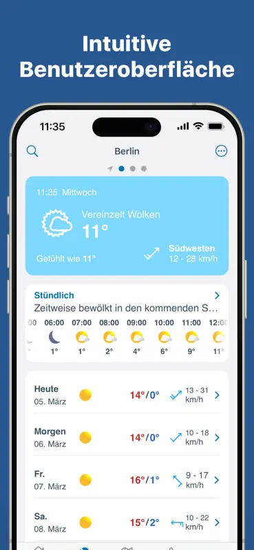 Wetter 14 Tage - Meteored screenshot 1 of 10