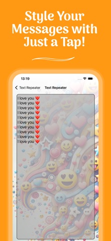 Text Repeater & Stylish Fonts iPhone screenshot