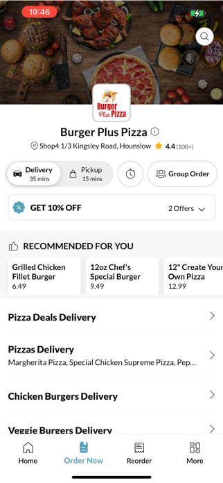 Burger Plus Pizza Screenshot 2 of 4