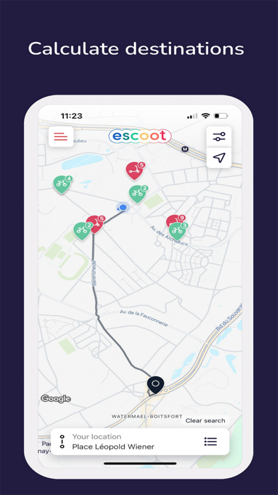 eScoot | e-scooters near you Screenshot