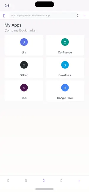 Enterprise Browser APP screenshot 2