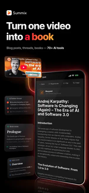 Summix: AI Video Summaries screenshot 1