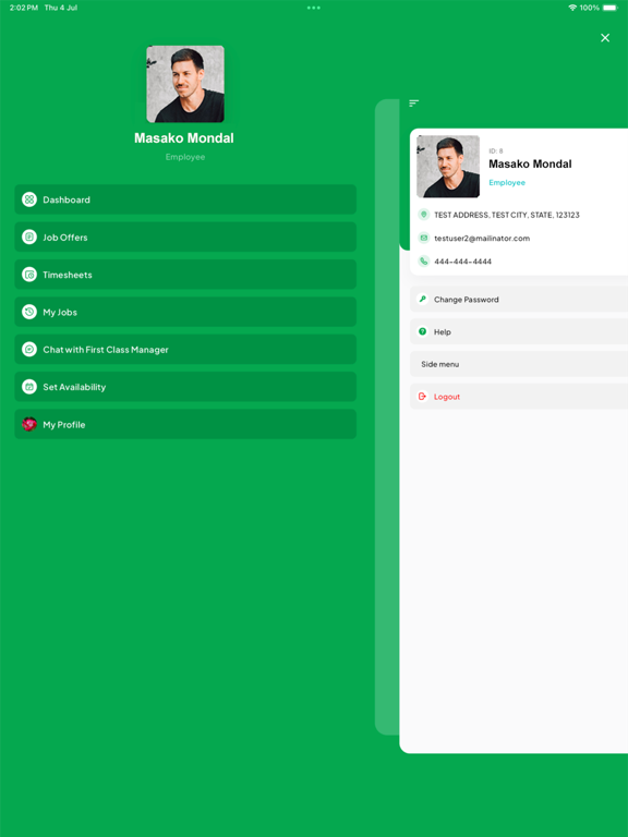 First Class Workforce - FCWS iPad screenshot 4 - Business app