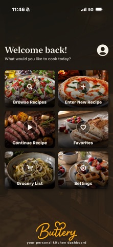 Buttery: Kitchen Dashboard screenshot
