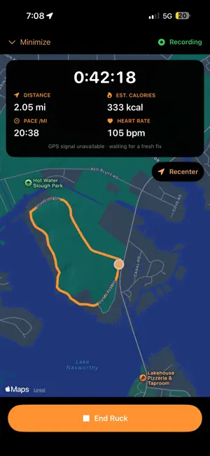 Rucking Calorie Calculator screenshot 4