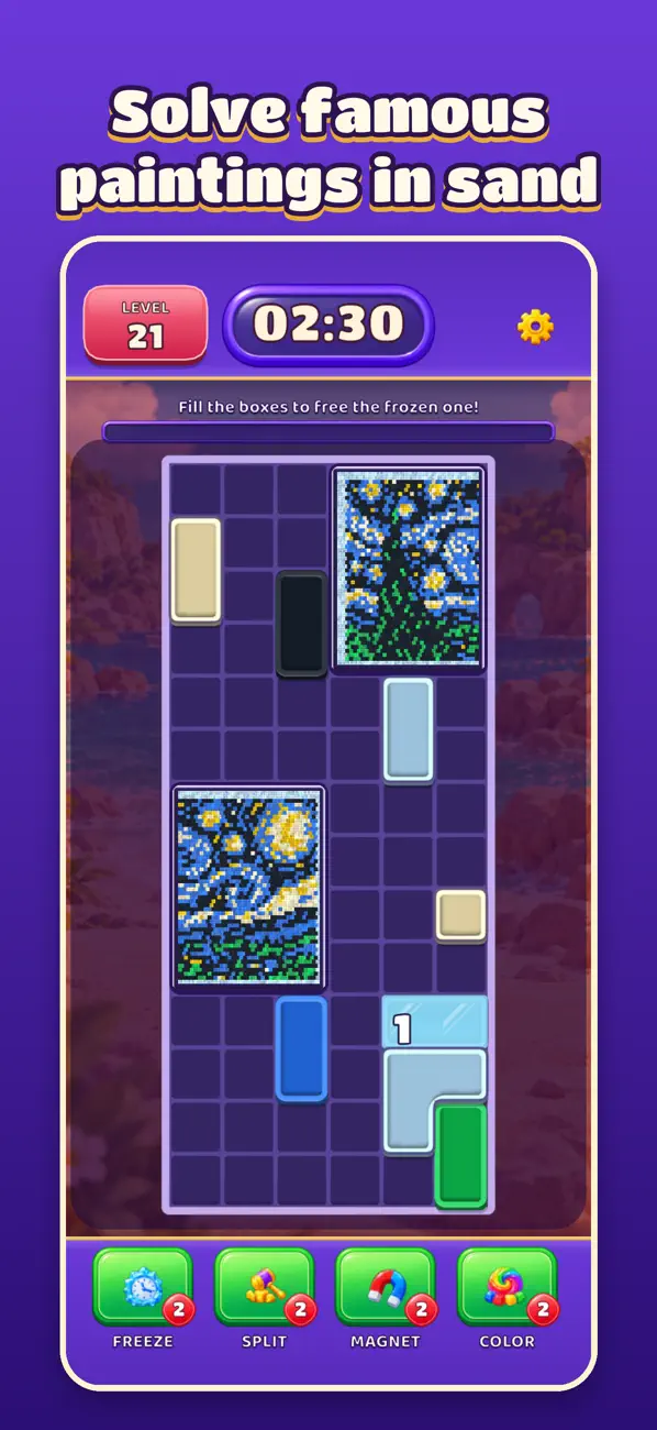 Otter Sands: Color Puzzle 游戏截图
