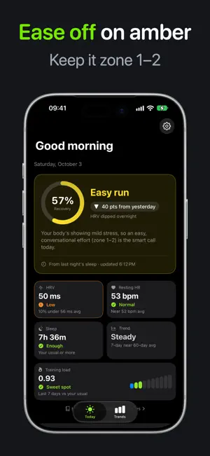 Ready2Run: HRV Sleep Recovery screenshot 3
