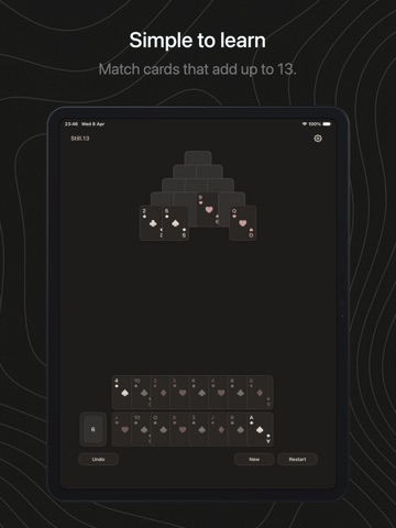 Still13: Pyramid Solitaire iPad screenshot