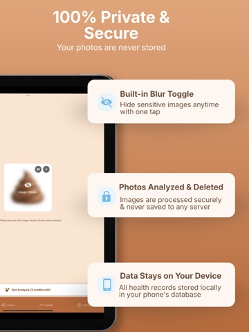 PooIQ Stool Tracker & Gut Log iPad screenshot