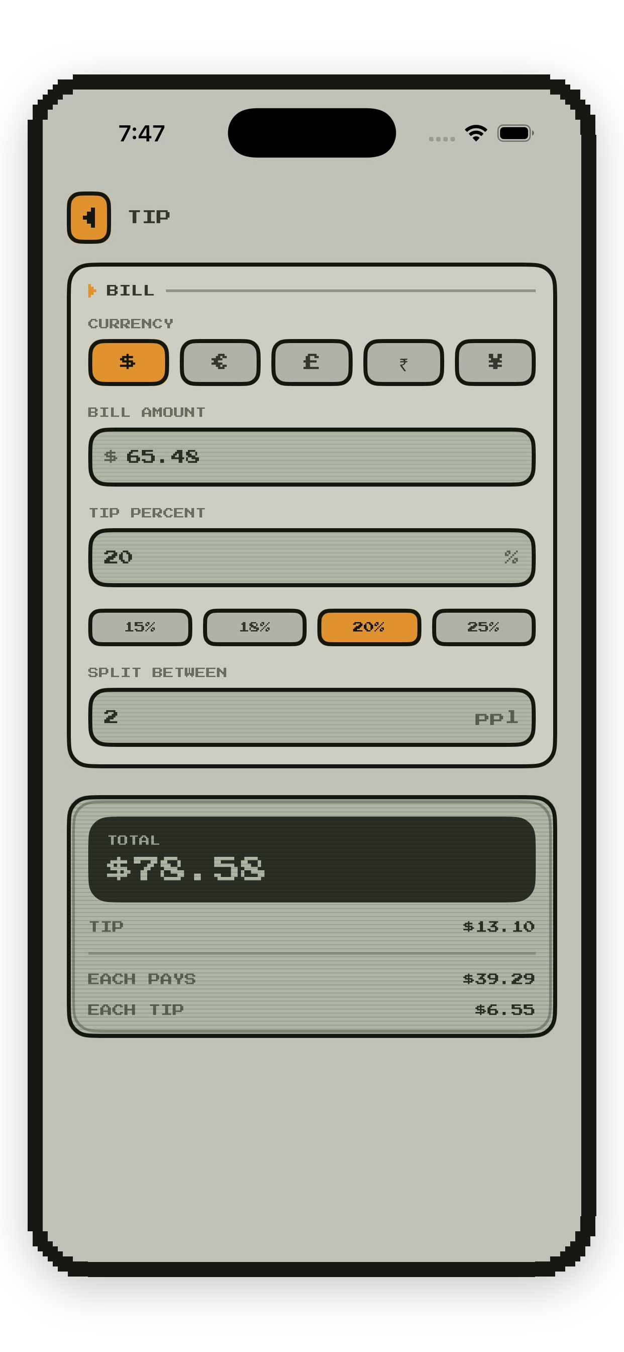 Retro Calculator⁺