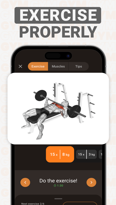 Gym WP - Workout Planner & Log screenshot