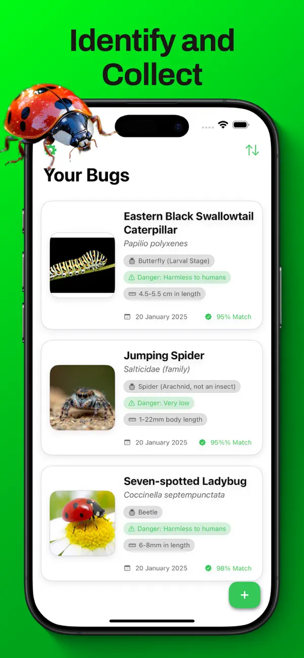 #4. Bug Identifier - Insect ° (iOS) Podle: Ideas All Day Ltd.