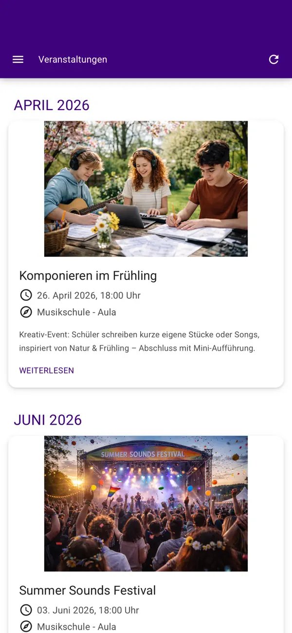 Screenshot #3 pour Musikschule Frankfurt Oder