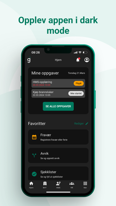 Grønn Jobb Screenshot