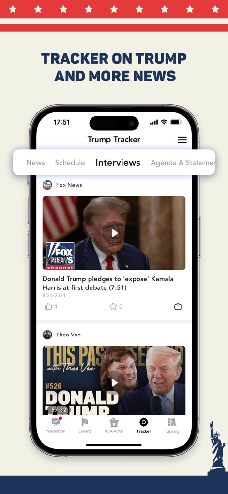 MAGA - Trump Tracker App - maga-trump-tracker-app-interviews-feed