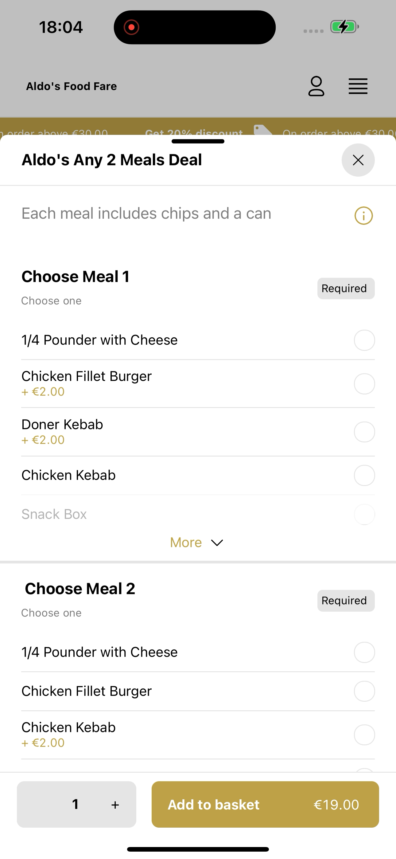 Aldo's Food Fare screenshot 9