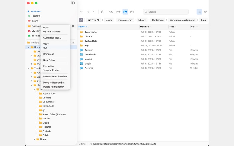 FileXplorer screenshot