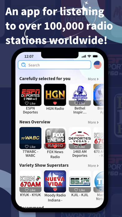 Radio App - FM Radio Stations Screenshot