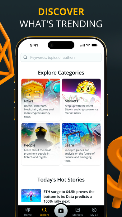 Cointelegraph: Crypto News iPhone screenshot 4 - Finance app