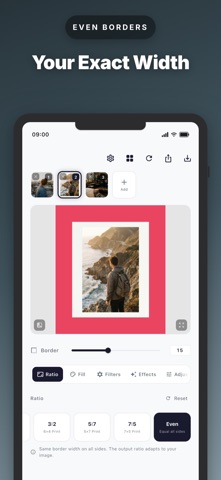 No Crop Border & Frame Editor Screenshot 4
