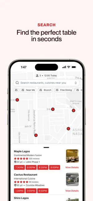 NexTable: Book your Next Table screenshot 4