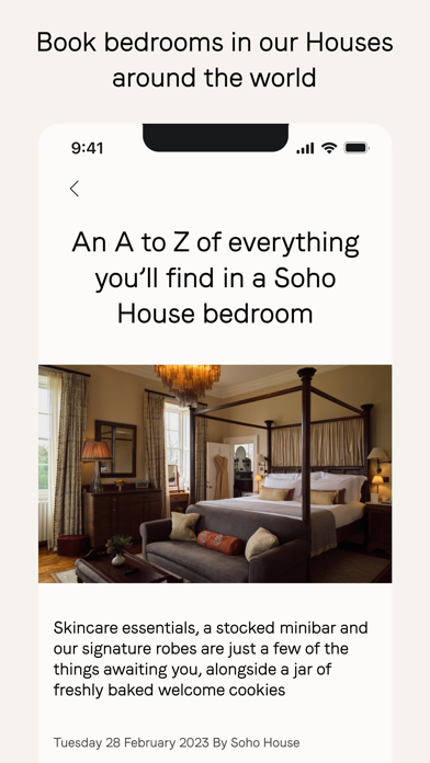 Soho House App Store screenshot 5