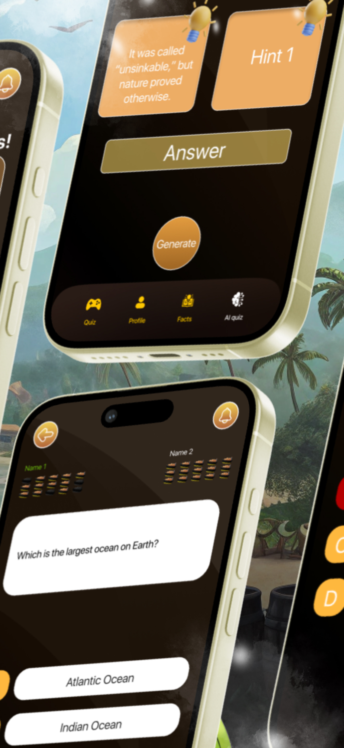 Capitano cook quizle