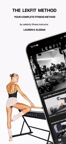 LEKFIT online studio iPhone screenshot