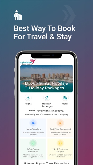 Screenshot #1 pour MyHolidays.com