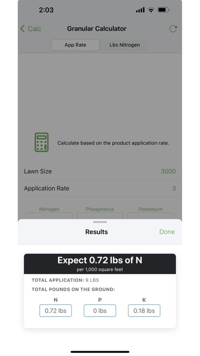 Yard Mastery Lawn Care App Screenshot