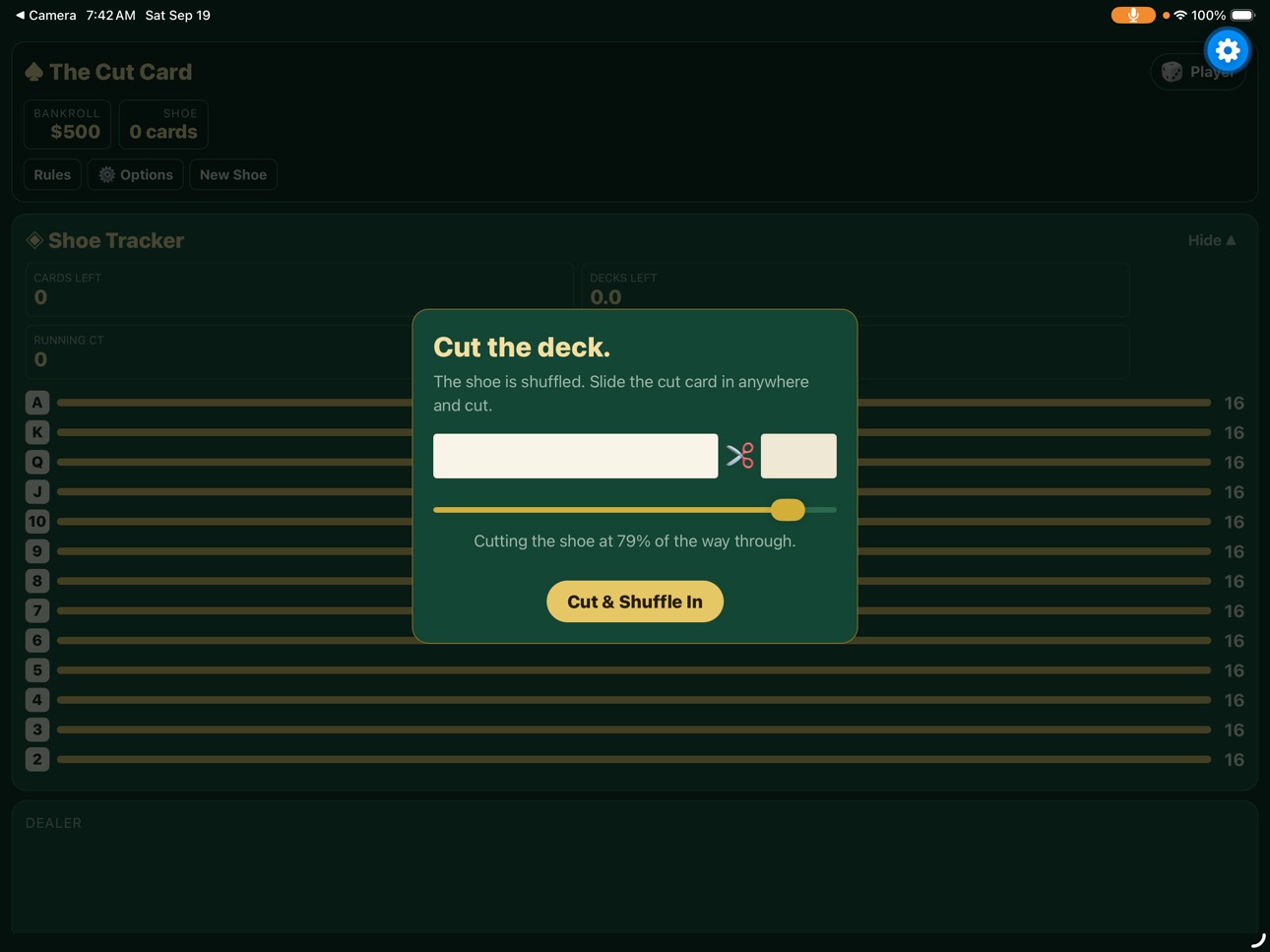 Screenshot 7 of The Cut Card