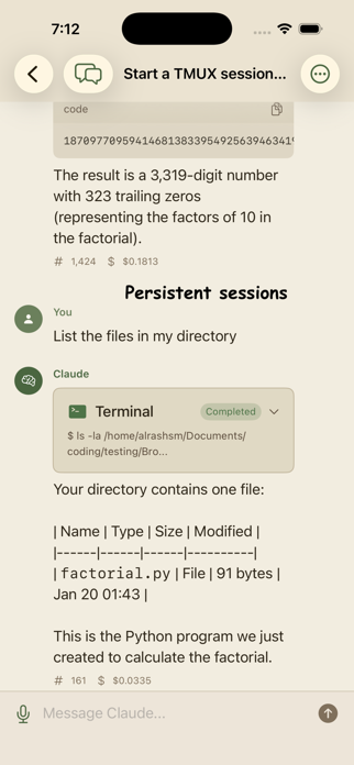 Unofficial Claude Code Client Screenshot 5 of 5