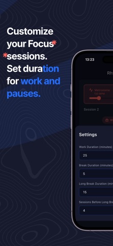 Rhytmo - Focus & Metronome screenshot