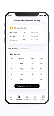 iG Fitness screenshot