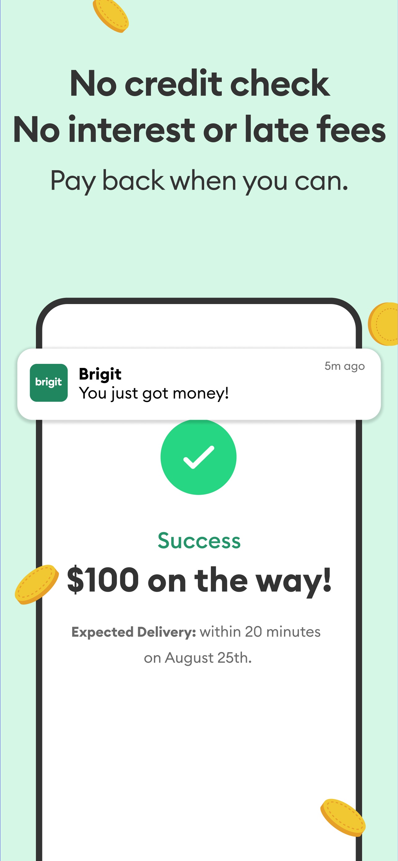 Brigit: Cash Advance & Credit screenshot 2