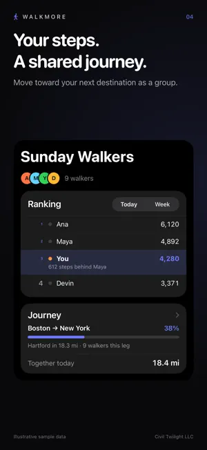 Walkmore: Walk With Friends screenshot 4