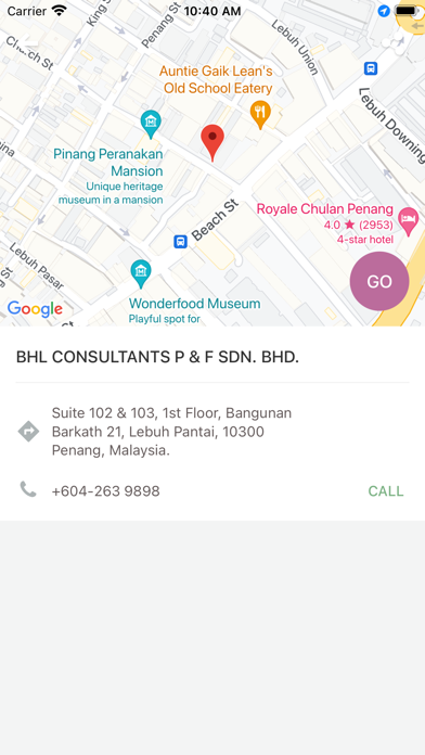 BHL Consultants P & F Sdn Bhd Screenshot