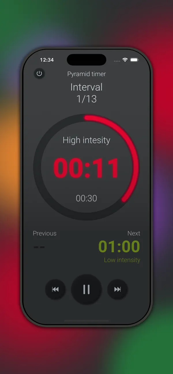 Screenshot #2 pour Minuteur d’intervalles PMak