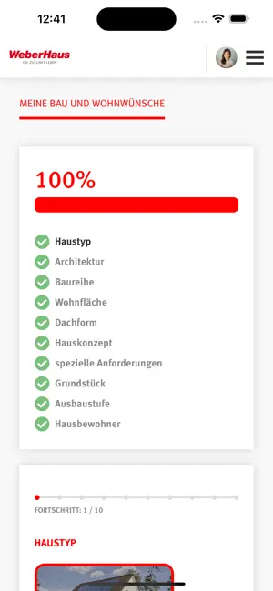 WeberHaus screenshot 1