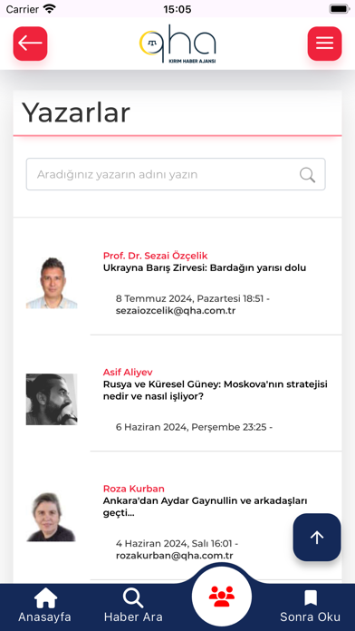 Kırım Haber Ajansı Screenshot